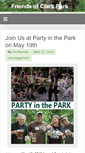 Mobile Screenshot of friendsofclarkpark.org